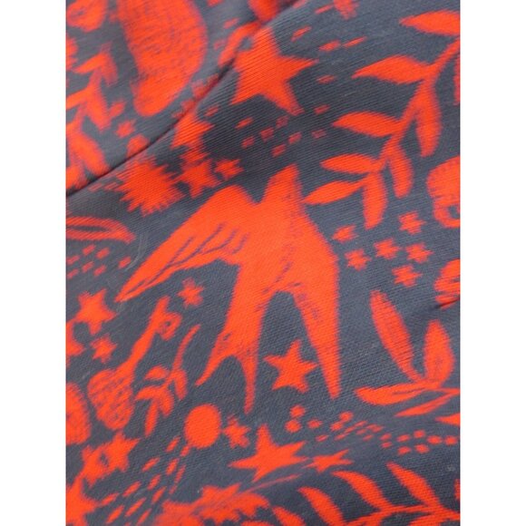 NEW Boden Winifred cotton bld knit Dress Mystical whimsy folk art print  US 6 R - Picture 15 of 16